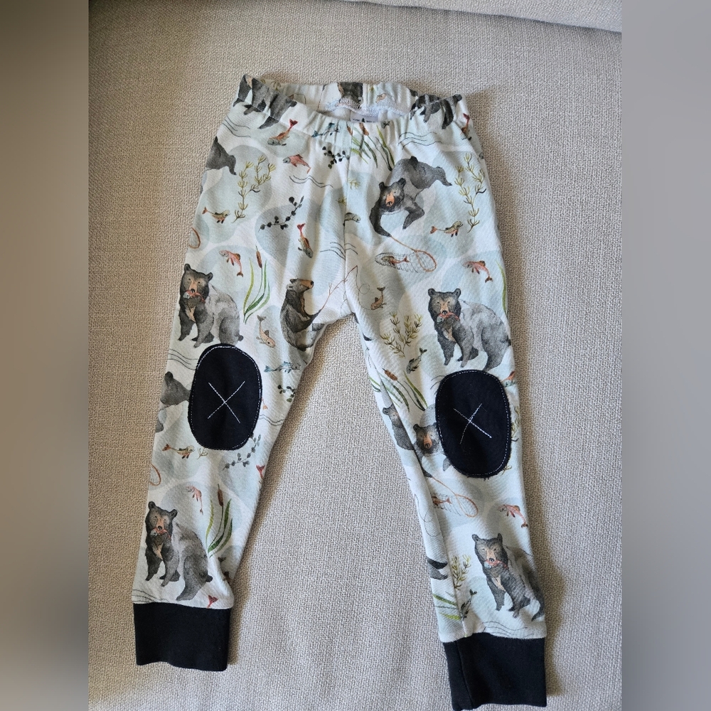 Alpine Baby Co Fishing Bear Leggings